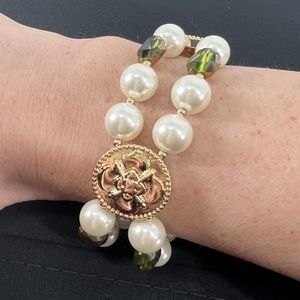 Charter Club Pearl Stretch Bracelet